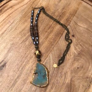 Fabulous long pendant necklace